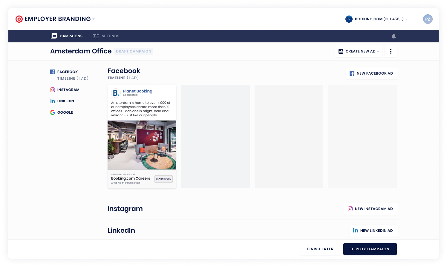 Ad overview – single ad